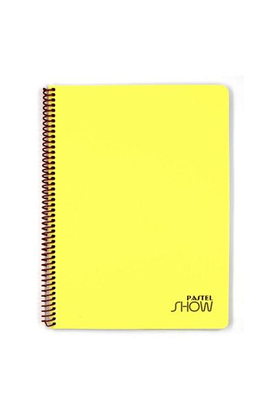 KESKİN COLOR Sharp Pastel Show Pp Cover Spiral Notebook A4 96 Yp. Checkered 324432-99