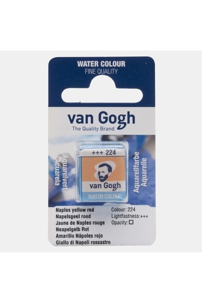 Van Gogh 20862241 TABLET SULU BOYA YEDEĞİ - NAPLES YELLOW RED 224