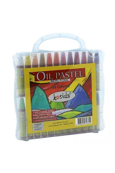 kosida Ksyp-24 Oil Pastel Paint 24 Colors with Plastic Bag