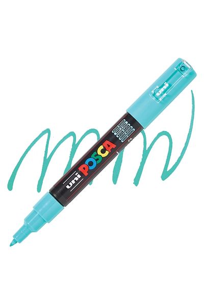 UNİ-BALL UNI POSCA 0.7 Water Green Based Poster Marker - PC-1M