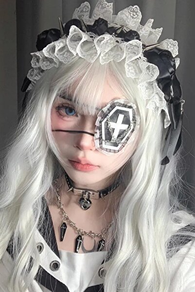 Giraffe Cosplay Halloween Cadılar Bayramı Parti Korsan Göz Bandı Göz Aksesuarı