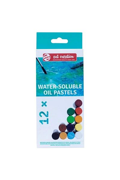 Talens Art Creation Water-Soluble Dilutable Oil Pastel Paint Set 12 Pieces Rt9029112M