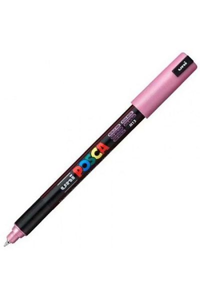 UNİ-BALL Uni Posca Water Based Poster Marker 0.7 Pc-1Mr 0.7 Metallic Pink