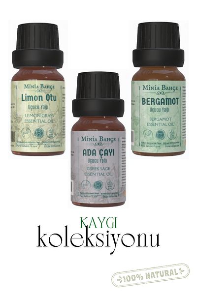 Minia Bahçe Bitki ve Sanat Atölyesi Lemongrass Bergamot and Sage Oil - 10ml