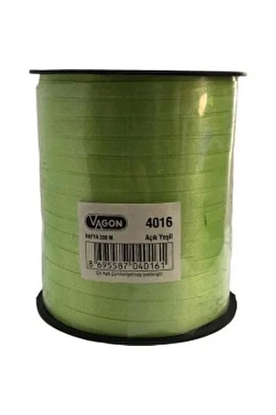 Helvacıoğlu Light Green Raffia Wagon - HELVACIOĞLU 4016, 200 M