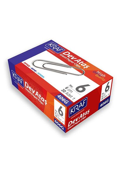 KRAF Paper Clip No:6 406g
