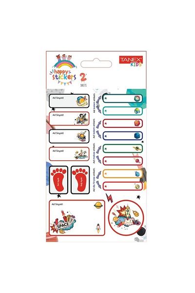 Tanex TNX-205 Primary School Name Name Tag - 5 Pack of 2