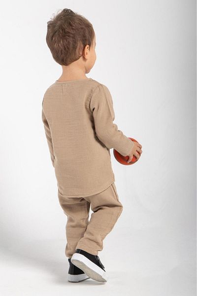 Çelix Kids Унисекс Baby&Kid 100% памук Муселин с копчета Празничен комплект от 2 части