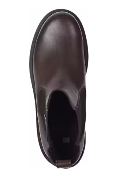 Tommy Hilfiger Erkek Chelsea Deri Bot - Kahverengi