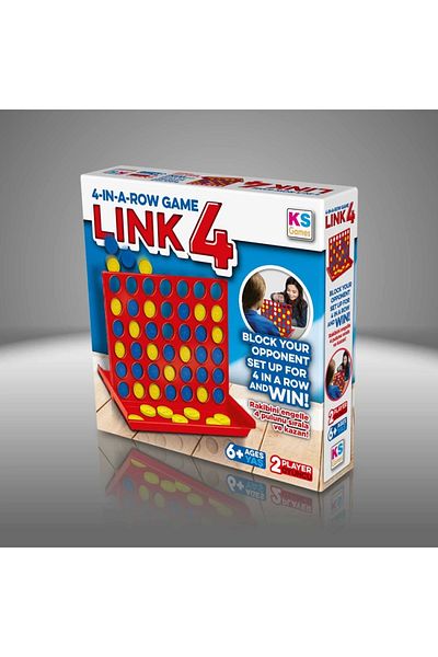 Frozen KS GAMES 25919 LINK 4 - Row 4-Piece Game Box Set