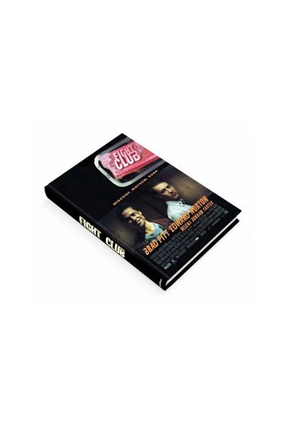 DEFFTER Fıght Club - ملصقات أفلام ذات غطاء صلب غير مبطن مقاس A5، دفتر ملاحظات 96 Yp