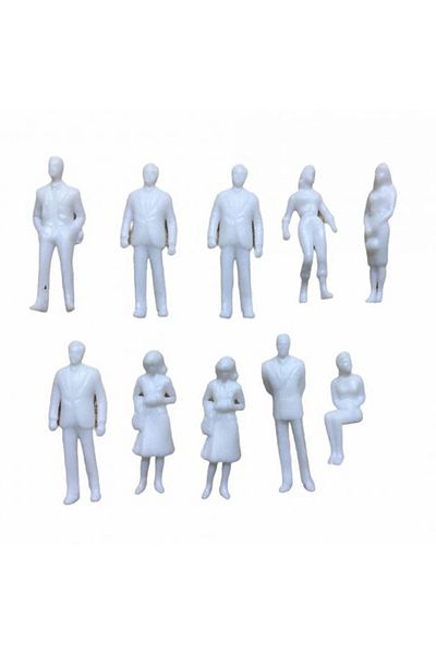 Jordania Model Je01-iw1050 White Human 1/50 10 Pieces