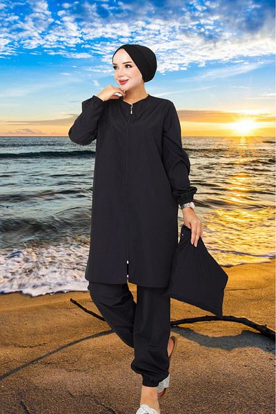 DLC Tekstil Σετ μαγιό Hijab 2 τεμαχίων - Δώρο καπό
