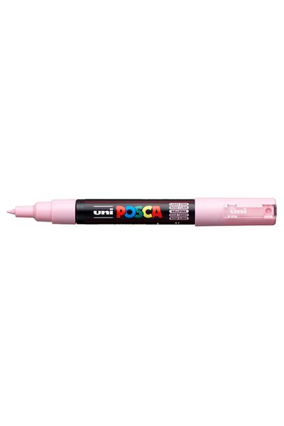 UNİ-BALL Uni Posca 0.7 Water Based Pink Poster Marker - Pc-1M