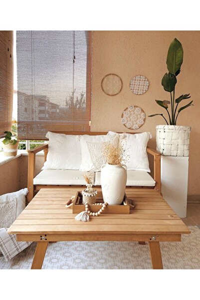 Bienohome Rustik Tarz Taş Dokulu Seramik Vazo, Dekoratif Vazo, Modern Ev Deko...