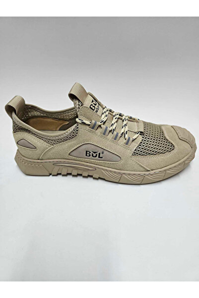 Bulldozer HAKİKİ DERİ BEJ RENGİ YAZLIK BAĞCIKLI ESNEK KAUÇUK TABAN ERKEK AYAK...