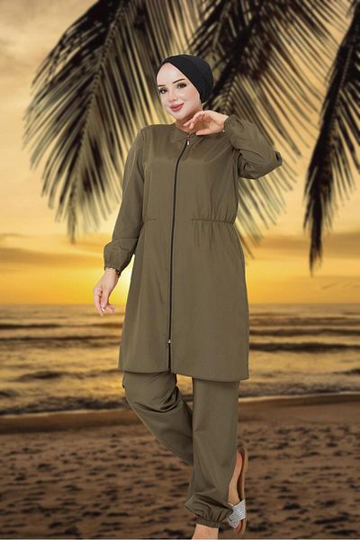 DLC Tekstil Hijab Elastic Waist Swimsuit Set - Pack of 2