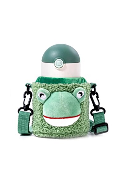 DILLER VAGONLİFE DILLER ÇELİK PİPETLİ PELUŞ KILIFLI MATARA D9004  300ML YEŞİL