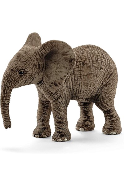 SCHLEICH 14763 African Elephant Calf – Realistic Wildlife Figurine for Kids (Ages 3–8)