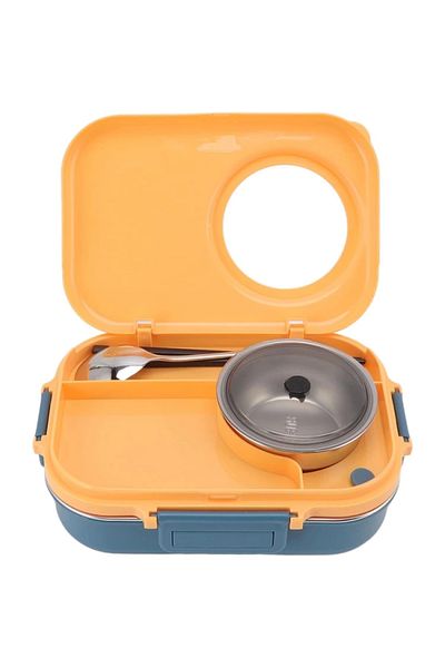 Vagon VAGONLIFE STAINLESS STEEL COMMENT BOWL - LUNCH BOX BL70010 900 ML ORANGE
