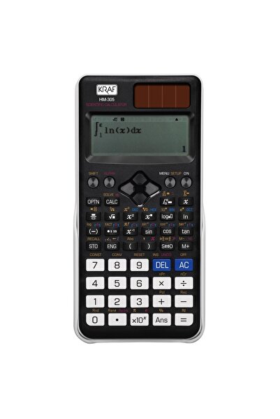 KRAF 10+2 HANE 552 FONKSİYONLU BİLİMSEL HESAP MAKİNESİ HM-305