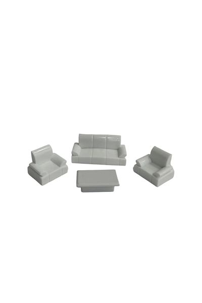 Jordania Model Je08-sf225050 Sofa Set 1 Triple 2 Single White 1/050
