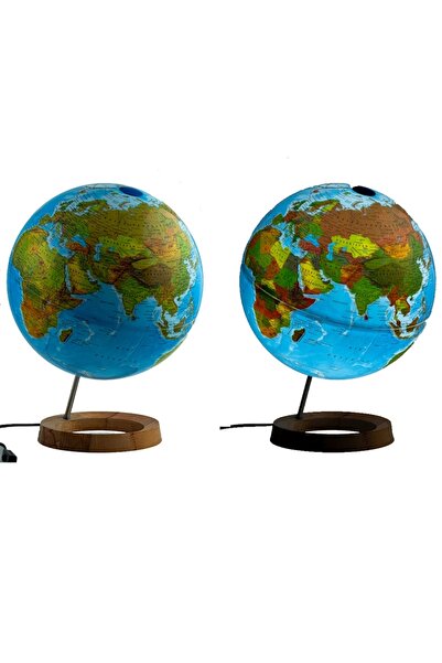 Gürbüz GÜRBÜZ 33 CM FİZİKİ + SİYASİ KÜRE IŞIKLI