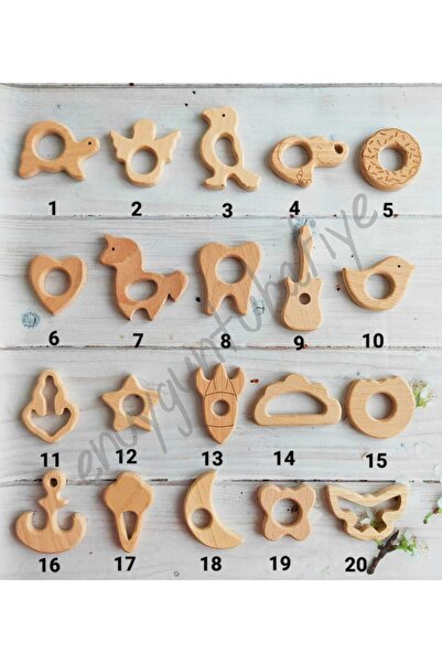 İthal 1 Adet Ahşap Diş Kaşıyıcı