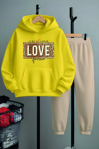 MYADA Love Forever Sa leopard printom Donji i gornji deo trenerke 22446-1
