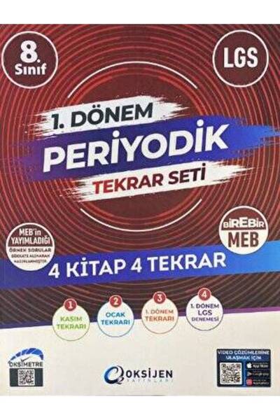 Oksijen Yayınları Oksijen 8.sınıf 1.dönem Periyodik Tekrar Seti