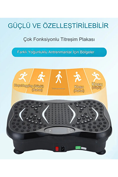Raiden Pqcfm01 3d Bluetoothlu Titreşimli Spor Egzersiz Fitness Aleti Cihazı Vibration Plate Yüksek Hız