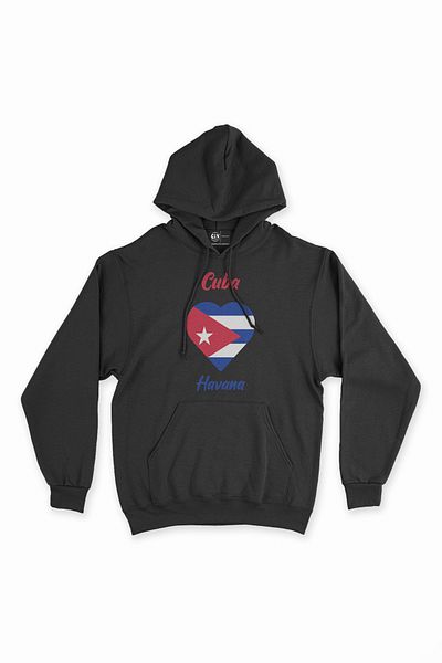 Cix San Hose Costa Rica Flag Heart Hanorac negru