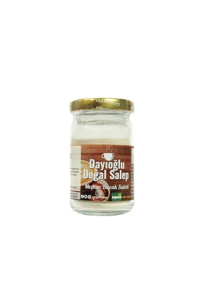 Dayıoğlu Doğal Sahlep Dayıoğlu Toz Salep Dondurma ve İçim Salebi Meşhur Bucak Sahlebi 50 Gr Salep