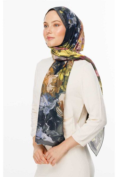 VALORSCARF Sofia Pattern Cotton Silk Swall