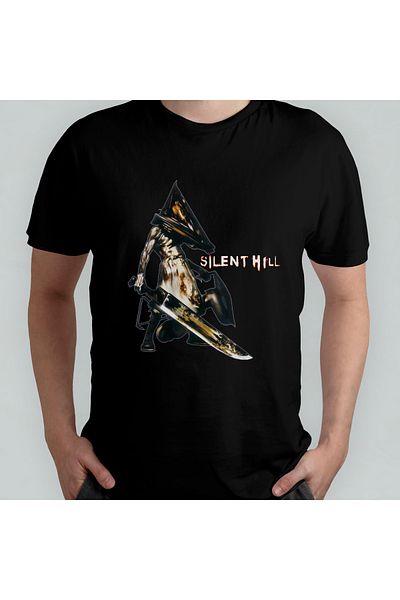 Pixxa Μπλουζάκι Silent Hill Crew Neck 100% βαμβακερό - Μοντέλο 2