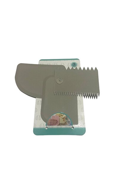 ETKİN HOME Bej Hamur Kesici - Kazıyıcı - Dekoratör 3 Lü Set
