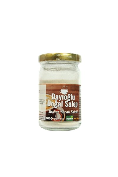 Dayıoğlu Doğal Sahlep Dayıoğlu Toz Salep Dondurma ve İçim Salebi Meşhur Bucak Sahlebi 50 Gr Salep