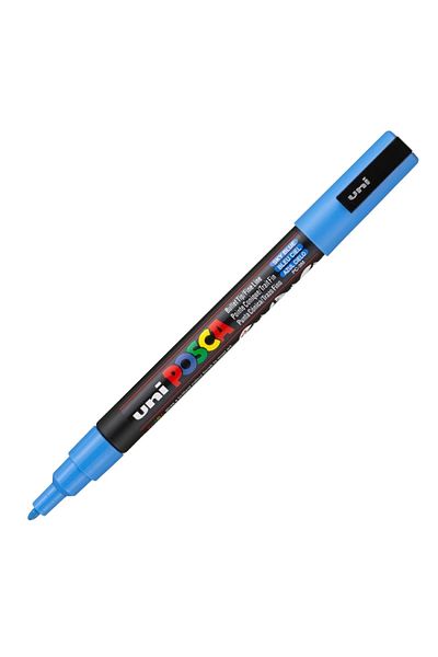 UNİ-BALL Water Based Sky Blue Felted Pen