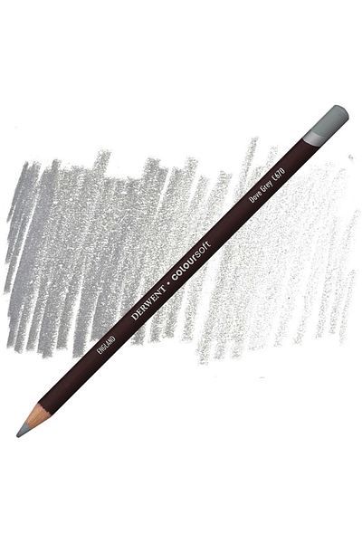Derwent Coloursoft - Soft Curry Pen - Dove Gray C670