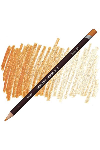 Derwent Coloursoft - Soft Curry Pen - Orange C070