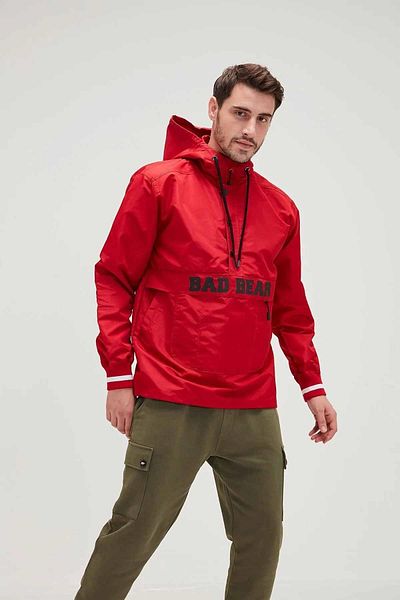 Bad Bear Hurricane Windbreaker Men's Raincoat 19.02.13.009crimsonred