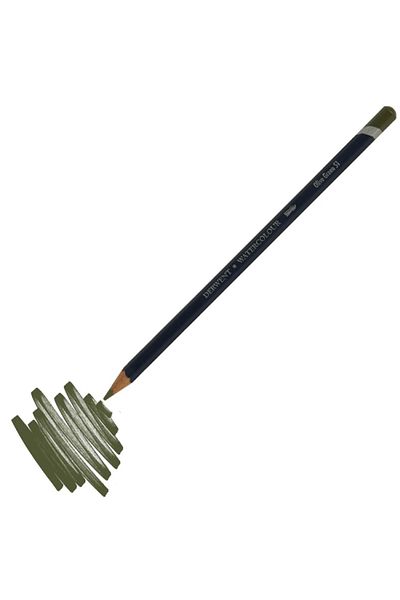 Derwent New Watercolor Pencil - Watercolor Pen - Olive Green 51