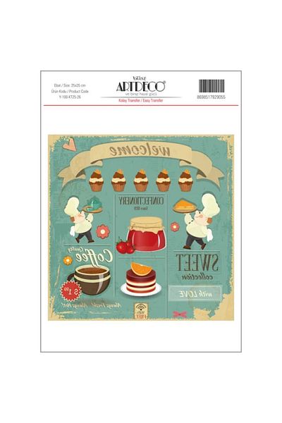 Artdeco Easy Transfer 25x35cm Pattern No:26