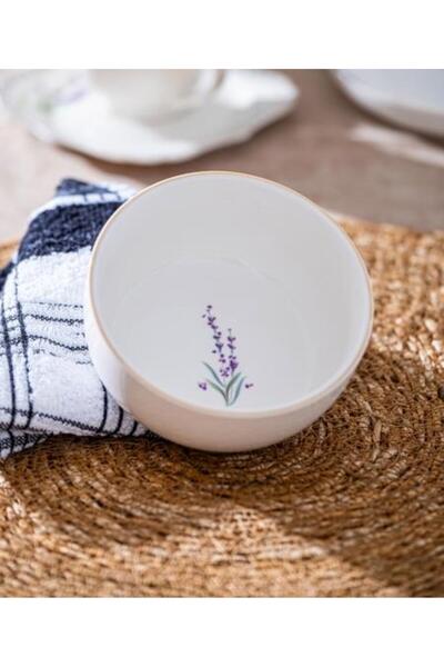 şirineşyalarım Lavend Royal 6 Lı Porselen Yuvarlak Kase 11 cm