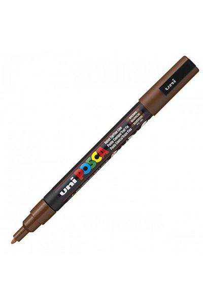 UNİ-BALL Water Based Poster Marker 0.9-1.3 Brown