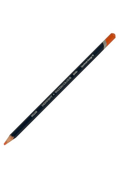 Derwent New Watercolor Pencil - Watercolor Pen - Spectrum Orange