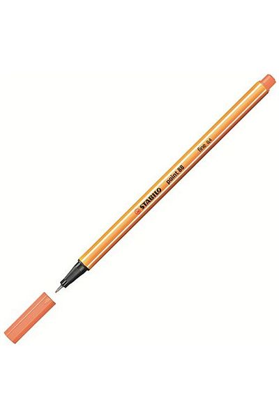 Stabilo Point Felt Tip Pen 88 Fine 0.4 Apricot 88/26