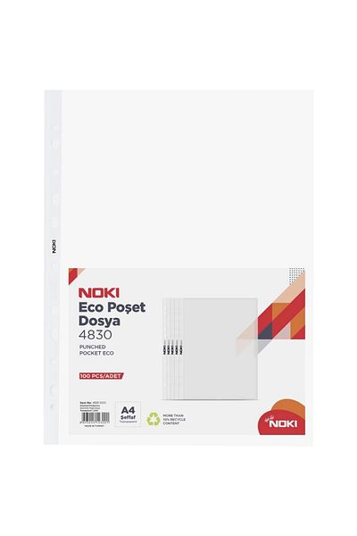 Noki Eco Bag File 100 Pack 4830