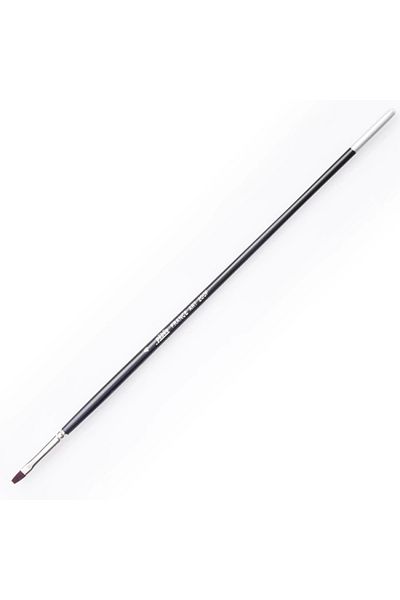 Pebeo 200f/4 Synthetic Tip Handle Oil Acrylic Brush Black No:4