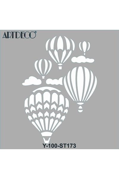 Artdeco Stencil 30x30cm Balloons 173